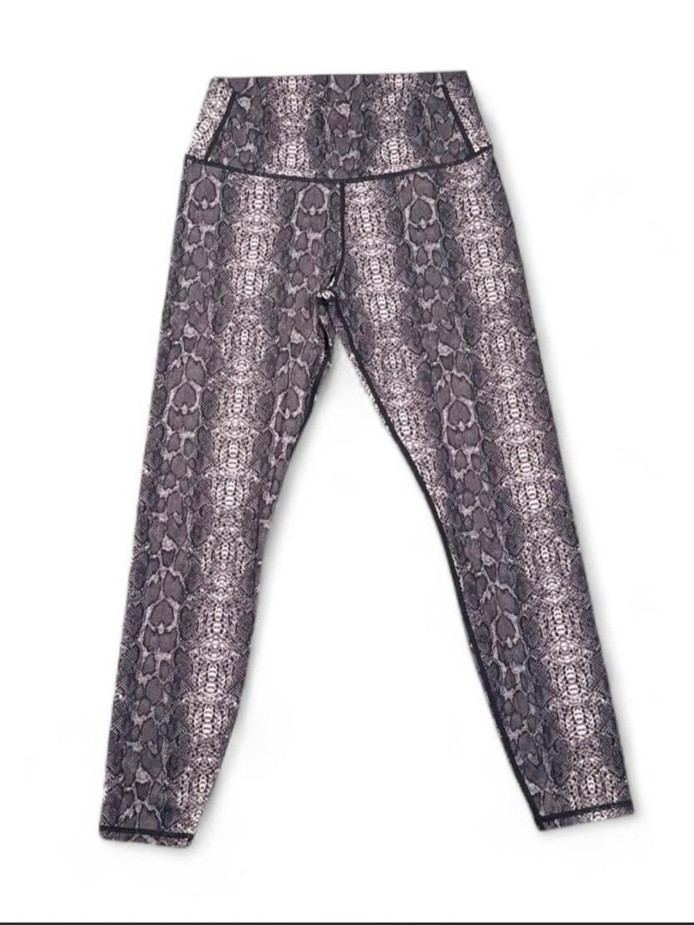 Varley Century Legging Charcoal Python Snake Print Leggings M